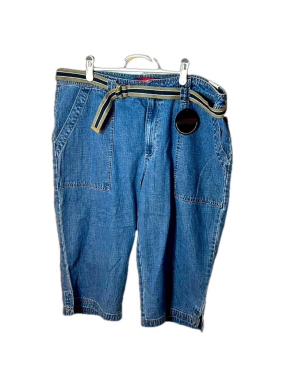 Gloria Vanderbilt NWT skimmers Jean capris Size 18 W